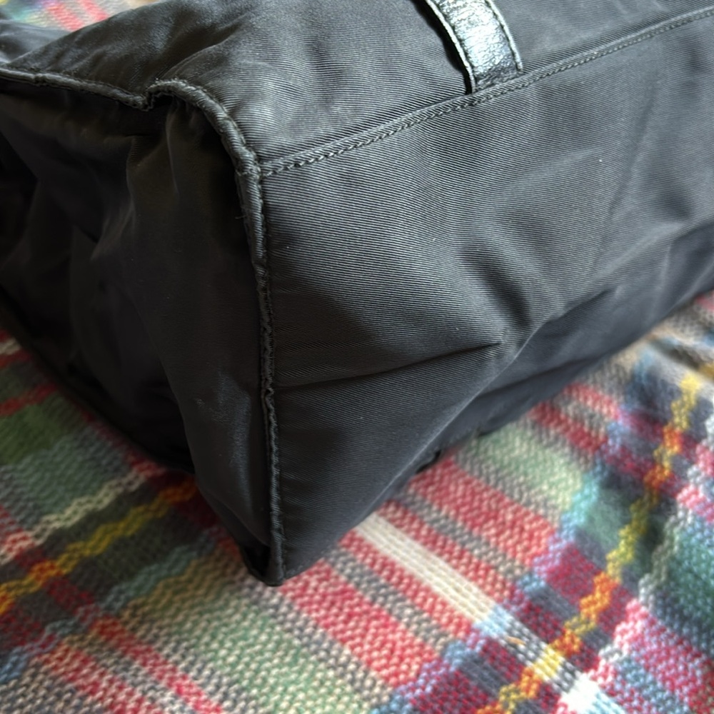 PRADA Hand Bag Nylon Black Auth - Picture 6 of 16